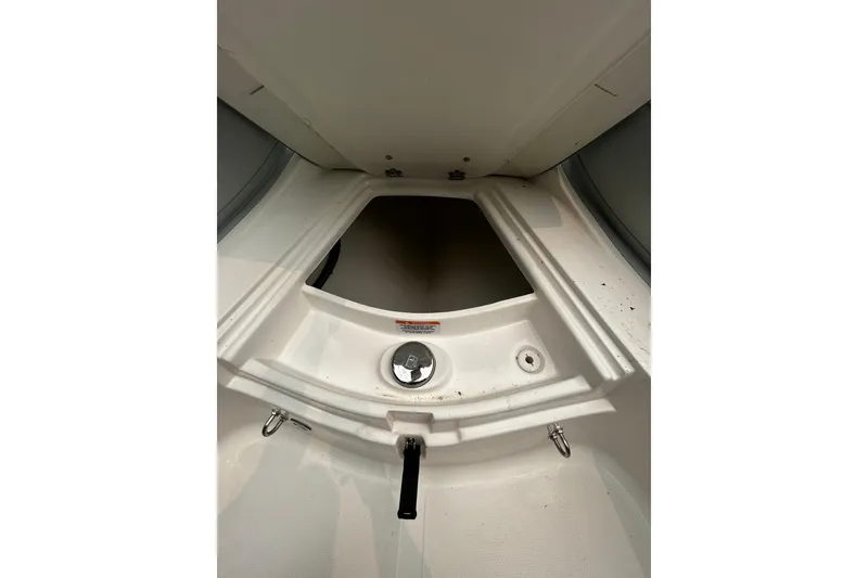 Slide: The Image of 2022 AB Inflatables Nautilus 19 DLX boat interior storage compartment. - 7