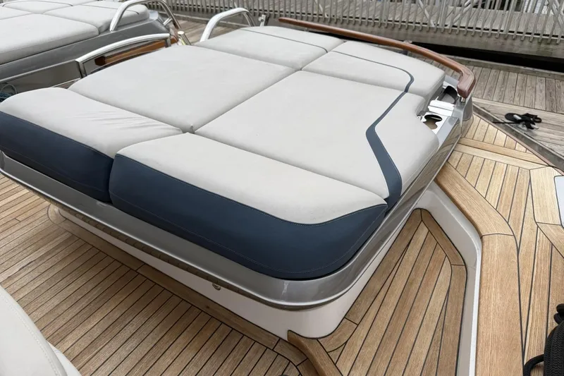Slide: The Image of Luxury sunbed on 2020 Princess S78 yacht with teak decking. - 8