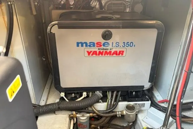 Slide: The Image of Engine compartment of a 2001 Apreamare 9 M with Mase I.S. 350 generator powered by Yanmar. - 24
