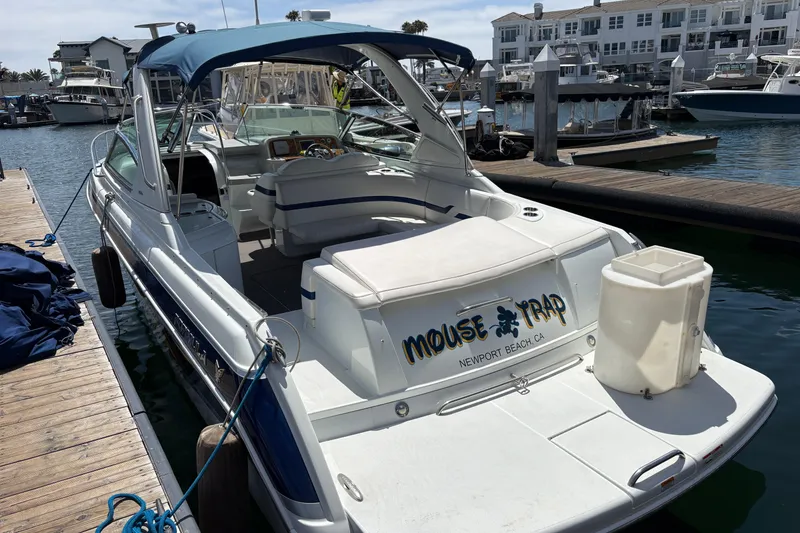 Slide: The Image of 2007 Formula 330 Sun Sport boat docked at Newport Beach marina. - 6