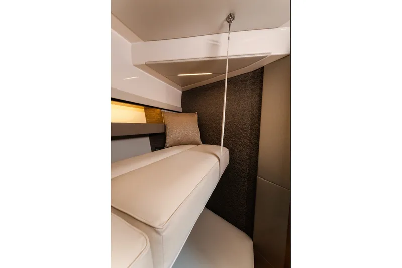 Slide: The Image of Luxurious interior of 2020 Tiara Yachts C49 Coupe, featuring elegant seating and modern design. - 37