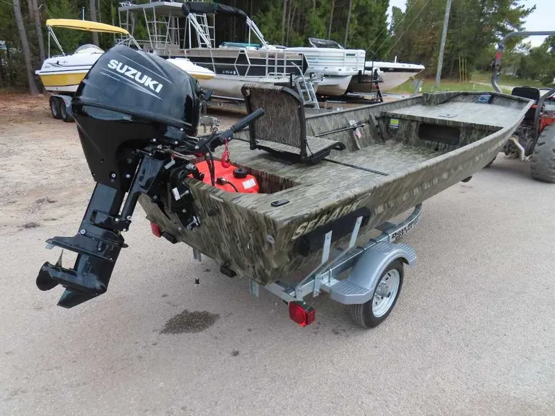 Slide: The Image of SeaArk 1648 Special Suzuki 25 Trailer 2026 - 3