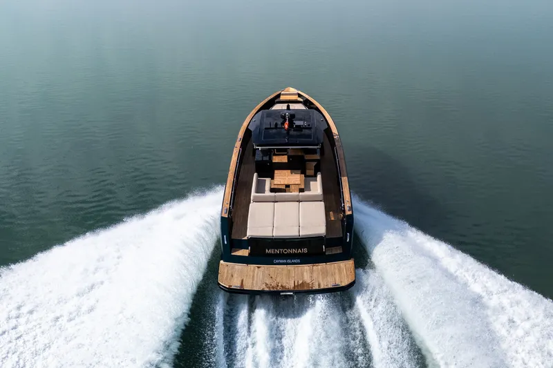 Slide: The Image of 2020 Pardo Yachts 50 cruising on calm waters, showcasing sleek design and powerful performance. - 32