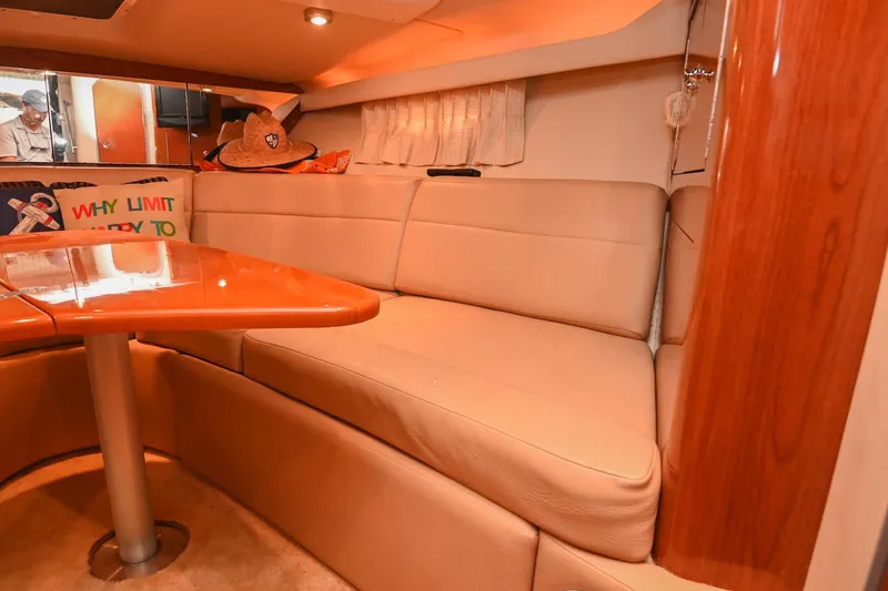 Slide: The Image of Luxurious interior of 2009 Regal 3060 Window Express yacht with cozy seating area. - 40