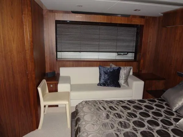 Slide: The Image of Luxurious interior of Sunseeker Predator Sport Yacht 74, year 2012. - 25