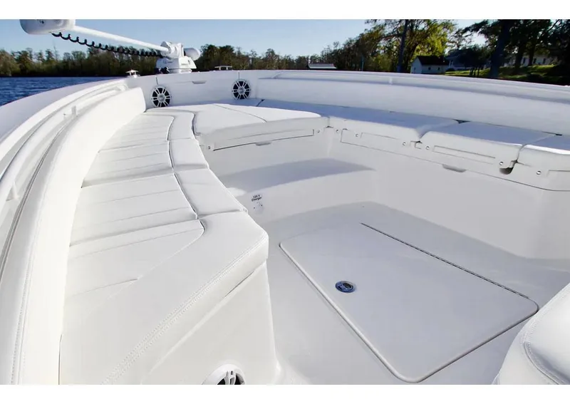 Slide: The Image of Manufacturer Provided Image: Interior view of Regulator 26XO boat, model year 2026. - 5