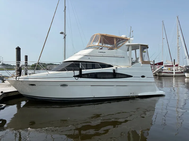 Slide: The Image of Carver Yachts Three Sixty Six Motor Yacht 2004 - 2