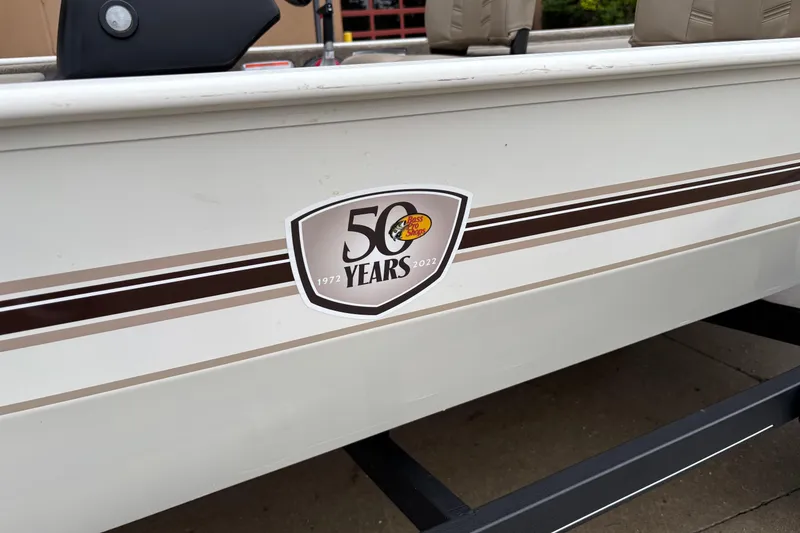 Slide: The Image of 2022 Tracker Bass Tracker Classic XL boat with 50th anniversary decal. - 9