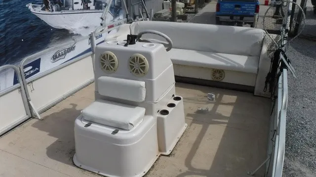 Slide: The Image of Triton/ 2018 Suzuki 18 Pontoon Fisherman 2003 - 18