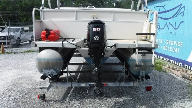 Slide: The Image of Triton/ 2018 Suzuki 18 Pontoon Fisherman 2003 - 3