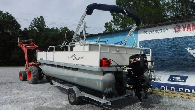 Slide: The Image of Triton/ 2018 Suzuki 18 Pontoon Fisherman 2003 - 2