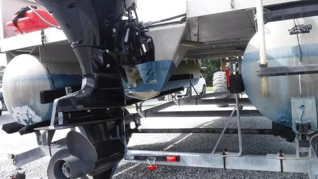 Slide: The Image of Triton/ 2018 Suzuki 18 Pontoon Fisherman 2003 - 8