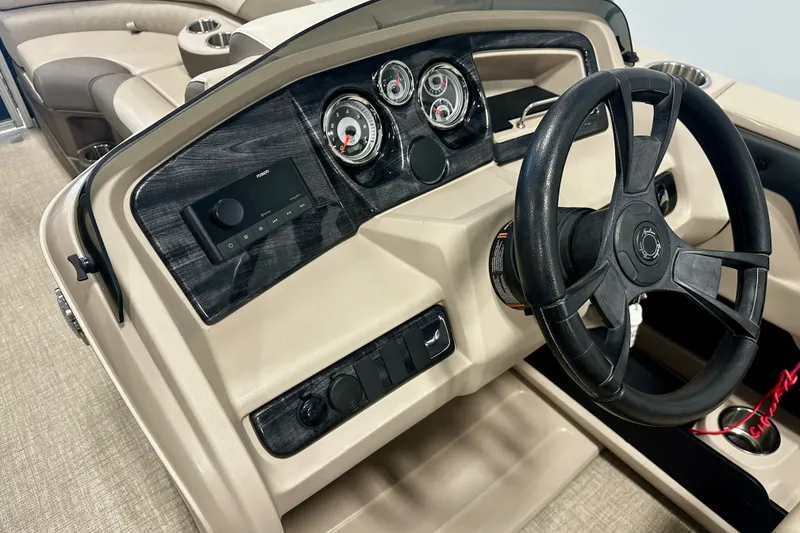 Slide: The Image of 2022 Avalon LSZ 2285 CR dashboard with steering wheel and instrument panel. - 18