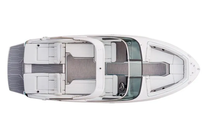 Slide: The Image of Manufacturer Provided Image: 2026 Regal LS4 boat, top view, showcasing spacious seating and sleek design. - 22