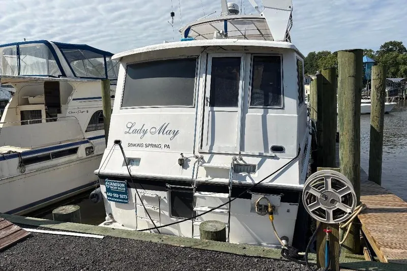 Slide: The Image of 1990 Hi-Star Trawler docked, named "Lady May," in Sinking Spring, PA. - 5