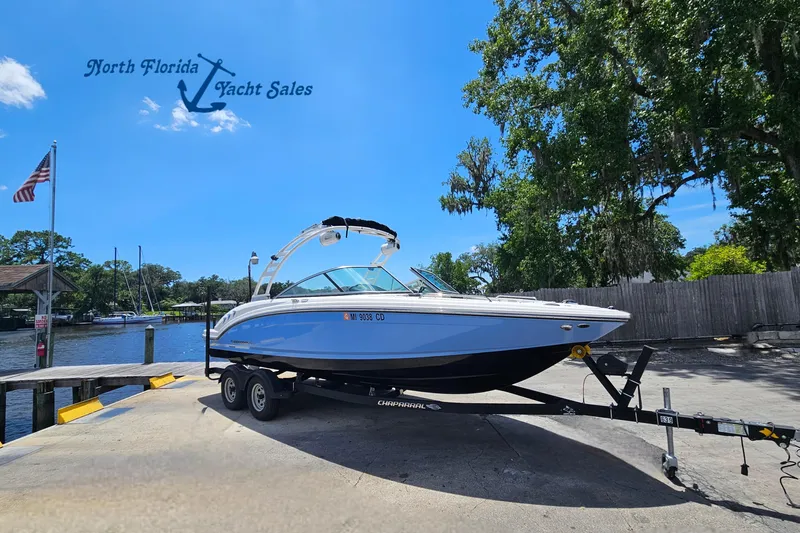 The Image of 2023 Chaparral 23 SSi boat on trailer at North Florida Yacht Sales dock. - 0