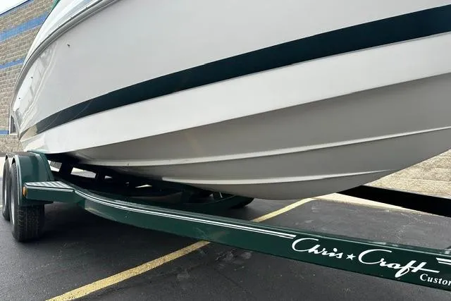 Slide: The Image of 1999 Chris-Craft 200 Bowrider SS on trailer, showcasing sleek hull design. - 33