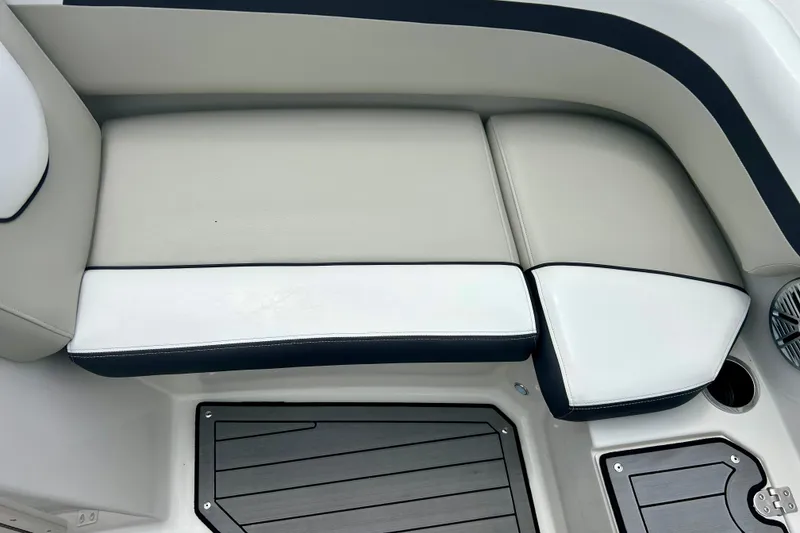 Slide: The Image of 2023 Starcraft SVX 211 IO boat interior seating with sleek design and modern finishes. - 46