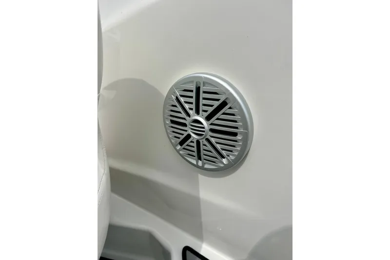 Slide: The Image of Speaker detail on 2023 Starcraft SVX 211 IO boat interior. - 54