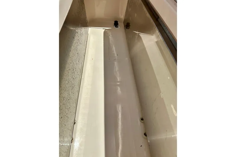 Slide: The Image of Interior view of a 2007 Grady-White Express 330 boat compartment. - 105