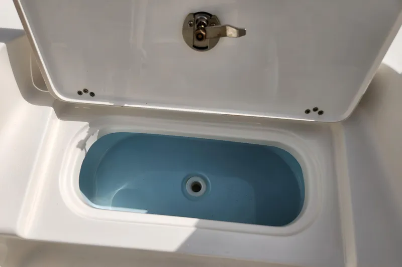 Slide: The Image of Livewell compartment on a 2019 Key West 230 Bay Reef boat. - 25