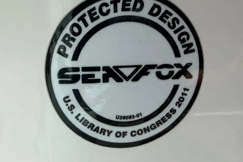 Slide: The Image of Protected design sticker on 2022 Sea Fox 288 Commander, U.S. Library of Congress 2011. - 6