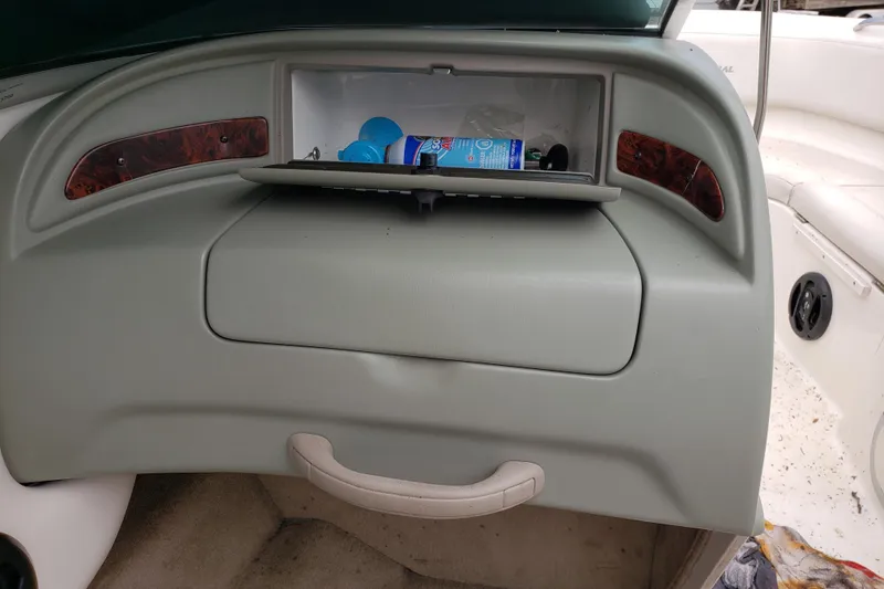 Slide: The Image of Interior storage compartment of a 1998 Chaparral 2130 SS boat. - 13