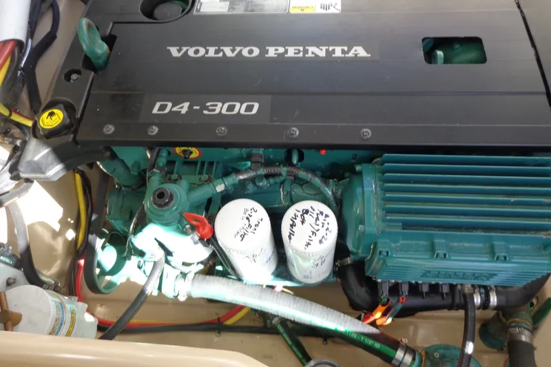 Slide: The Image of Volvo Penta D4-300 engine in 2016 Ranger Tugs R-31 S boat. - 49