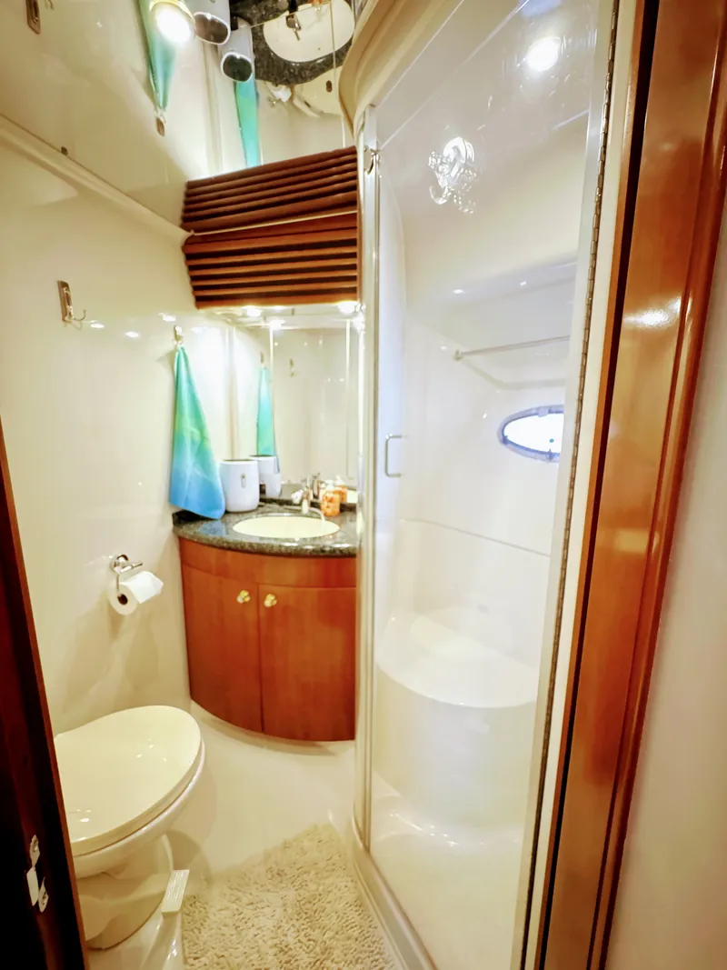 Slide: The Image of Carver Yachts 450 Voyager Pilothouse 1999 - 70