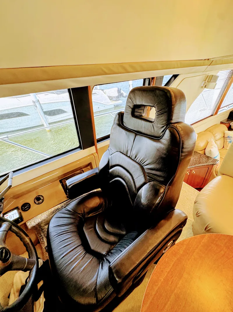 Slide: The Image of Carver Yachts 450 Voyager Pilothouse 1999 - 44