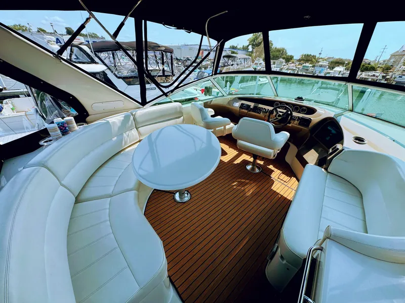 Slide: The Image of Carver Yachts 450 Voyager Pilothouse 1999 - 28