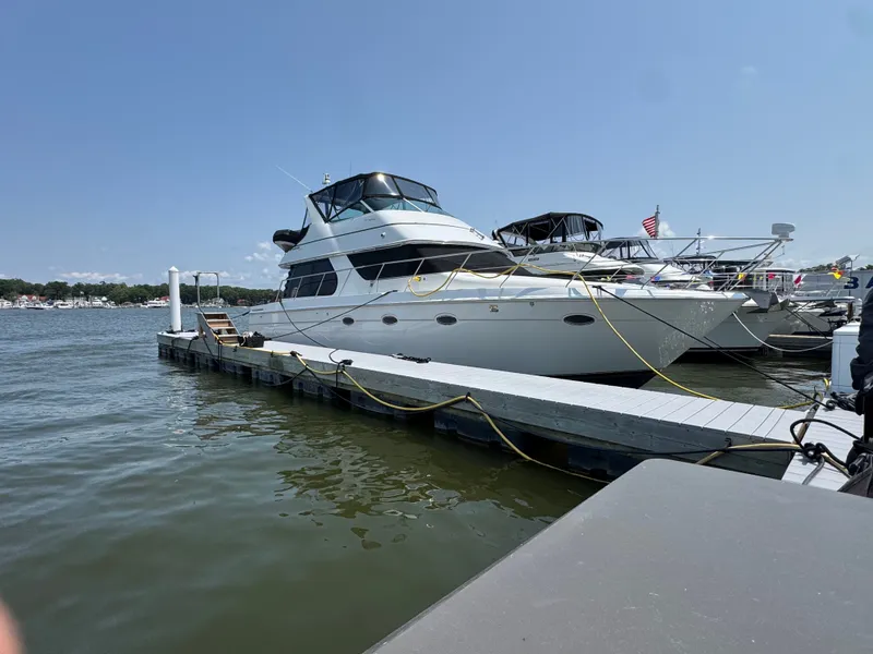 Slide: The Image of Carver Yachts 450 Voyager Pilothouse 1999 - 9