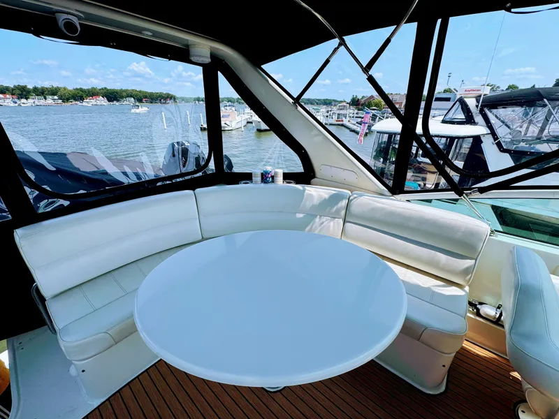 Slide: The Image of Carver Yachts 450 Voyager Pilothouse 1999 - 29