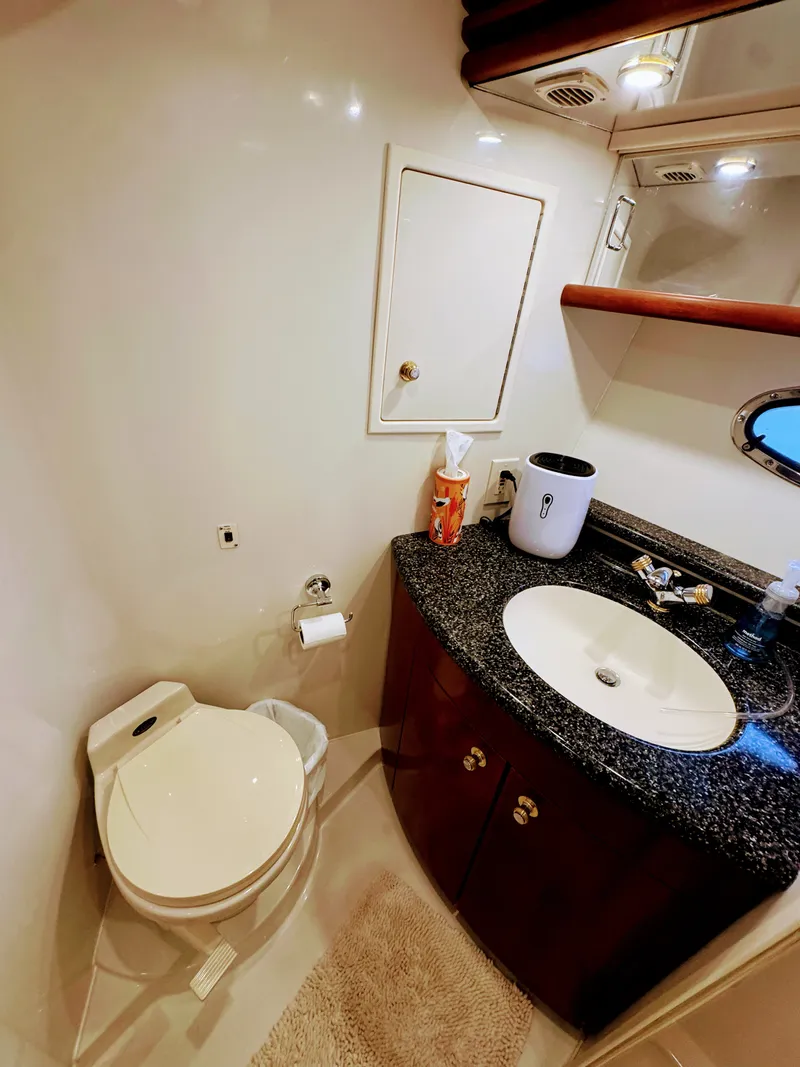 Slide: The Image of Carver Yachts 450 Voyager Pilothouse 1999 - 64