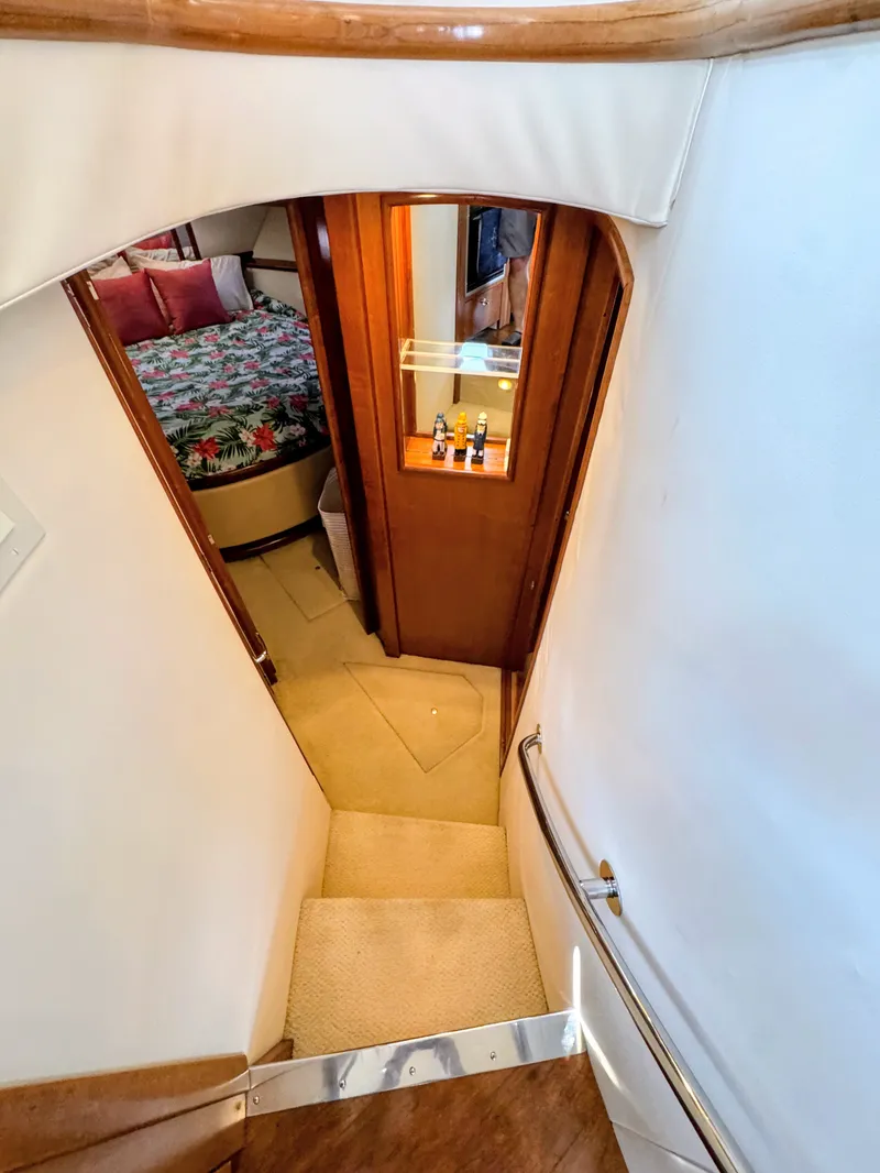 Slide: The Image of Carver Yachts 450 Voyager Pilothouse 1999 - 58