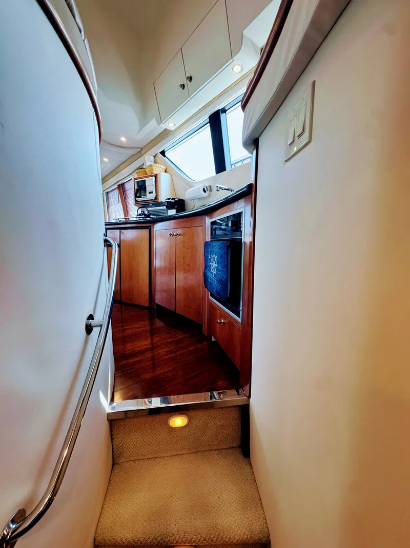 Slide: The Image of Carver Yachts 450 Voyager Pilothouse 1999 - 57