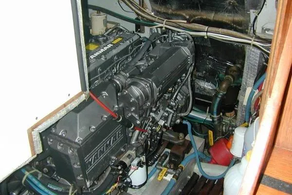 Slide: The Image of Engine room of 1983 Lord Nelson Victory Tug/Trawler with Yanmar engine. - 31