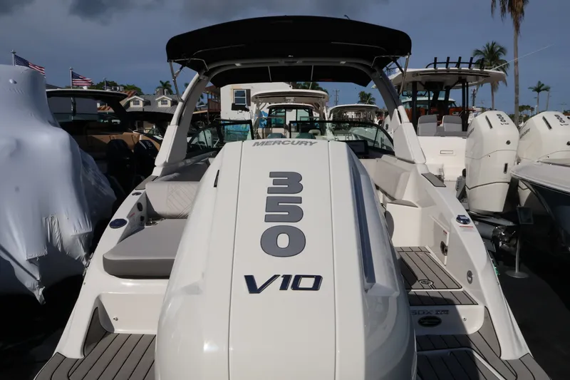 Slide: The Image of Sea Ray SDX 270 Outboard 2027 with Mercury 350 V10 engine. - 6