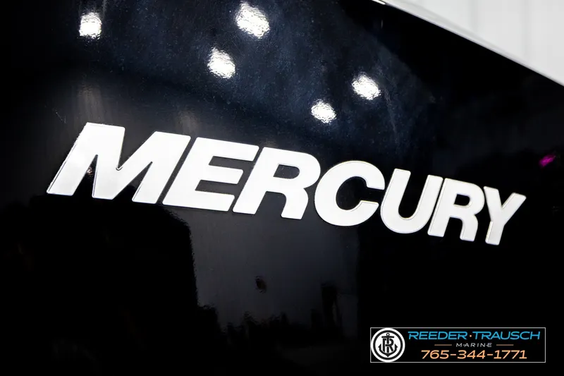 Slide: The Image of Mercury logo on Avalon EXCALIBUR 2021, Reeder Trausch Marine contact details visible. - 53