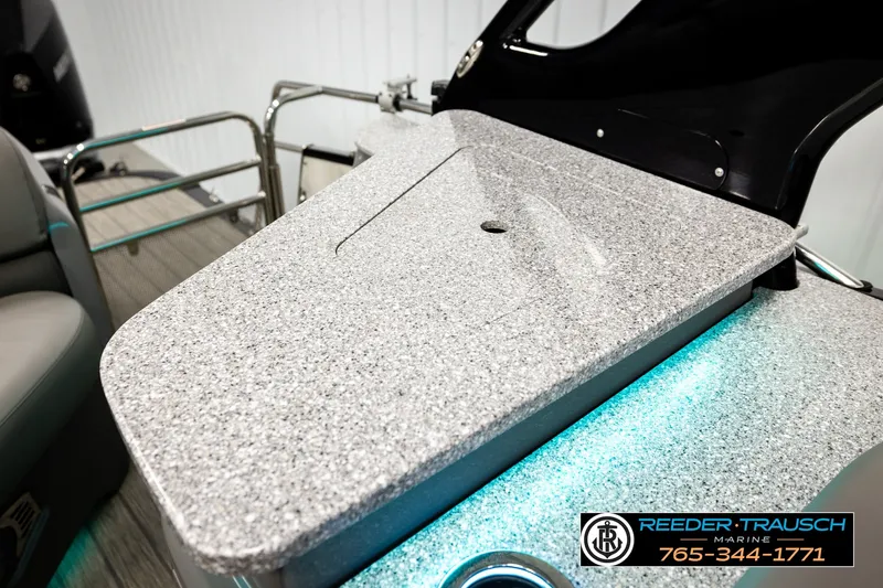 Slide: The Image of Granite countertop on 2021 Avalon EXCALIBUR boat, featuring sleek design and modern finish. - 24