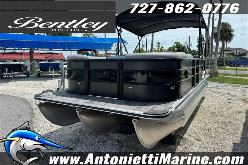 Slide: The Image of 2027 Bentley Pontoons Bolt 223 displayed at Antonietti Marine dealership. - 3