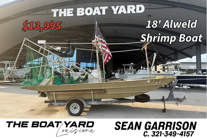The Image of 18-foot 1984 Alweld shrimp boat for sale at The Boat Yard, priced at $13,995. - 0