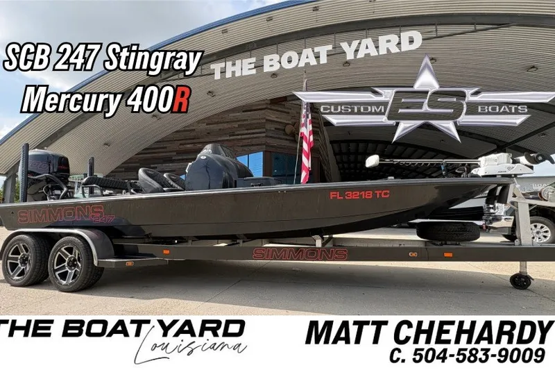 The Image of SCB 247 Stingray boat with Mercury 400R engine at The Boat Yard, Louisiana. - 1