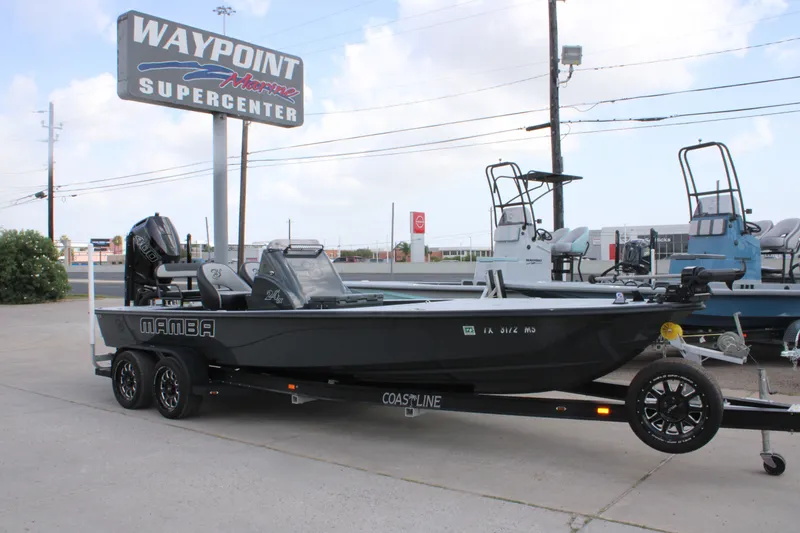 The Image of 2025 Mamba 24VX boat on trailer at Waypoint Marine Supercenter. - 0