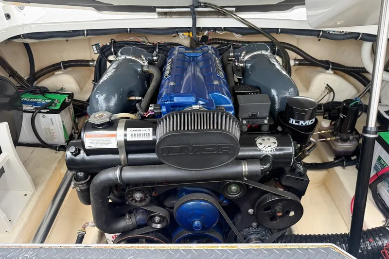 Slide: The Image of Engine compartment of a 2019 Formula 270 Bowrider with Ilmor engine components. - 19