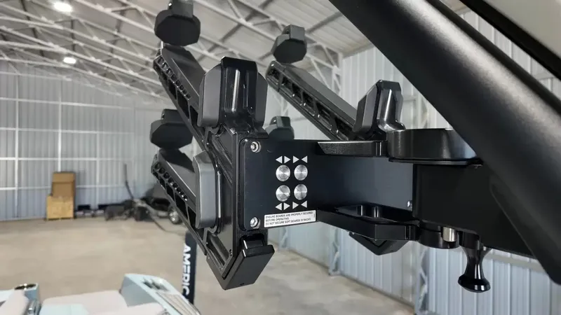 Slide: The Image of Close-up of a black metal device in a storage warehouse. - 40