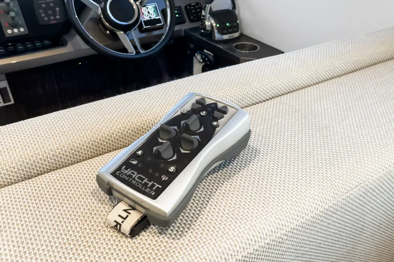 Slide: The Image of Remote control on yacht interior, Galeon 500 Fly 2021 model. - 41