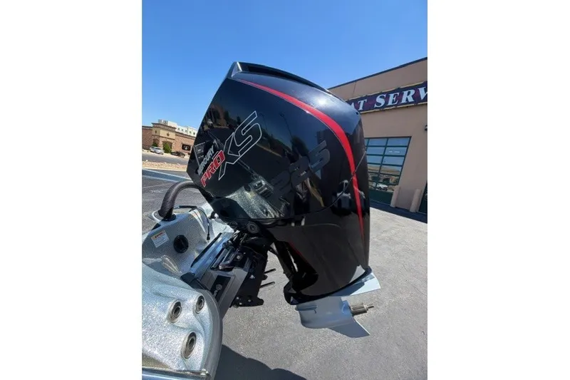 Slide: The Image of 2018 Bass Cat Caracal boat with Mercury Pro XS outboard motor. - 7