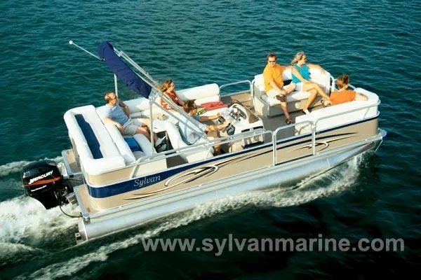 Slide: The Image of Manufacturer Provided Image: Similar boat shown: Sylvan 820 Mirage Cruise. - 10