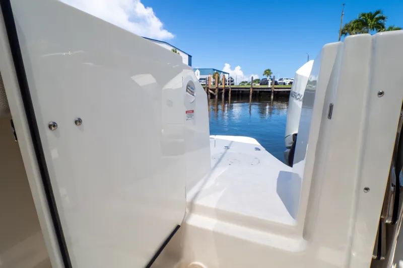 Slide: The Image of 2023 Boston Whaler 280 Vantage boat deck with water view. - 42